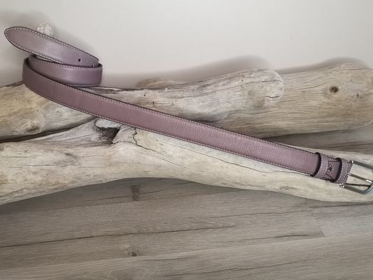 CEINTURES FEMME EN CUIR DE 3 CM AVEC COUTURES