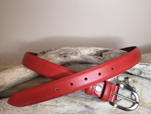 CEINTURES FEMME DE 3CM EN CUIR AVEC COUTURES