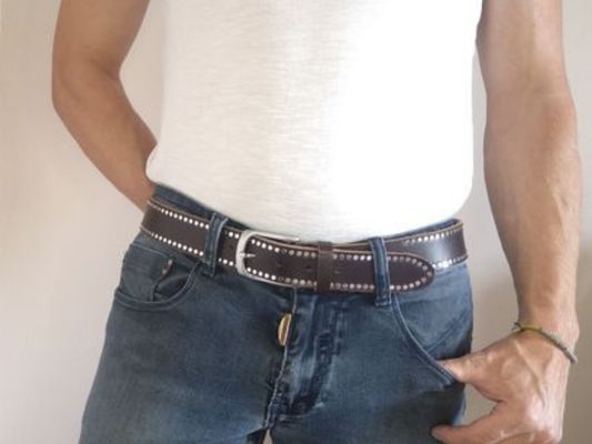 CEINTURE EN CUIR POUR HOMME