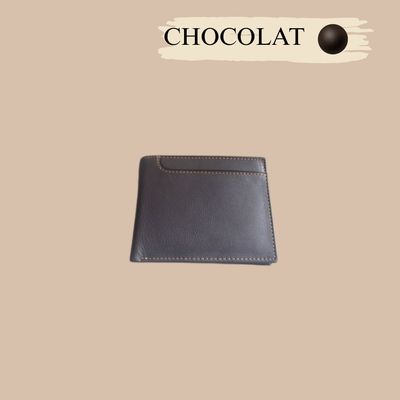 Portefeuille en cuir pour homme
