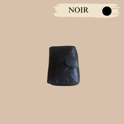 Des porte monnaies en cuir lavé