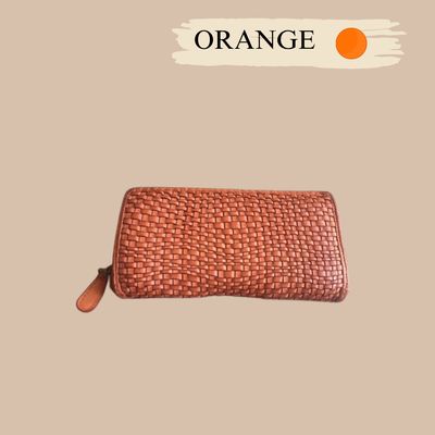 Portefeuille cuir souple femme