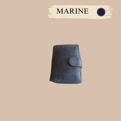 Des porte monnaies en cuir lavé