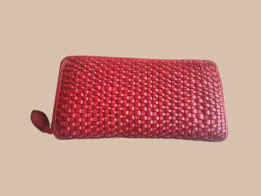 PORTEFEUILLE CUIR SOUPLE FEMME TRESSEE