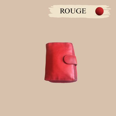 Des porte monnaies en cuir lavé