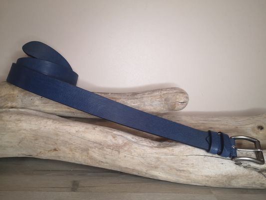 CEINTURE CUIR VERITABLE DE TAUREAU DE 4CM