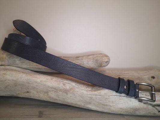 CEINTURE CUIR VERITABLE DE TAUREAU DE 4CM