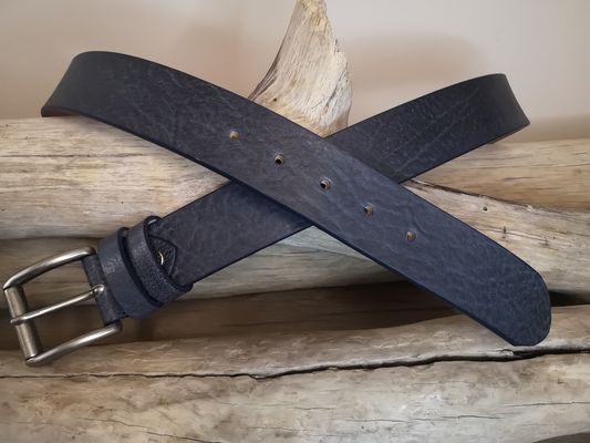 CEINTURE CUIR VERITABLE DE TAUREAU DE 4CM