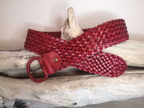 CEINTURE TRESSÉE EN CUIR VÉRITABLE