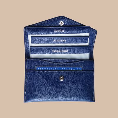 ENVELOPPE PORTE PAPIER EN CUIR