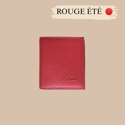 PORTE MONNAIE EN CUIR GRAINÉ