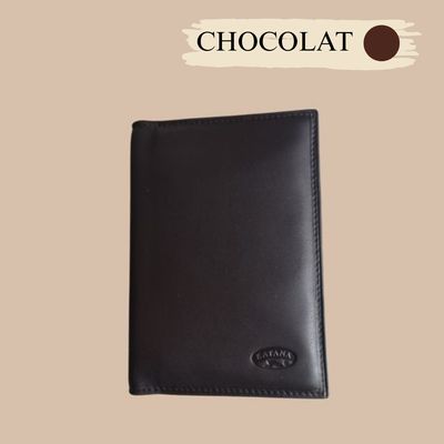 PORTE PASSEPORT PAPIER EN CUIR