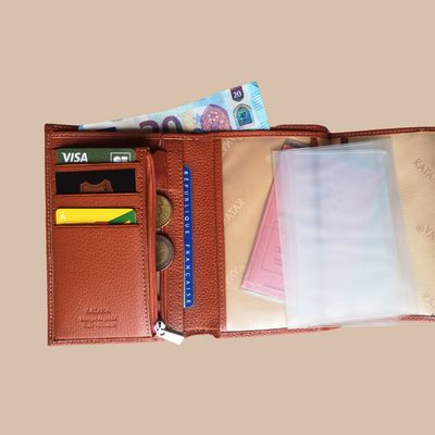 PORTEFEUILLE HOMME ET FEMME EN CUIR