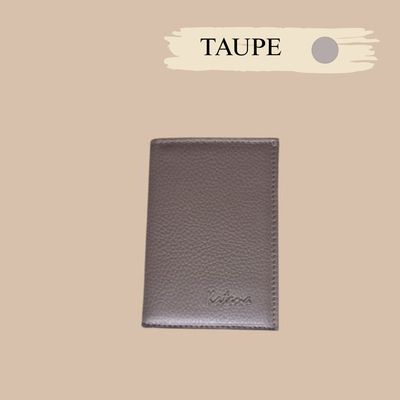 Porte cartes en cuir grainé