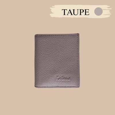 PORTE MONNAIE EN CUIR GRAINÉ