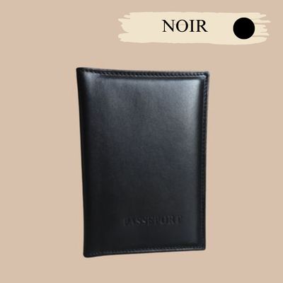 PORTE PASSEPORT PAPIER EN CUIR