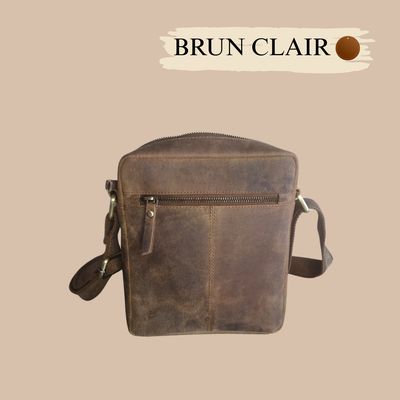 SACOCHE HOMME CUIR VERITABLE