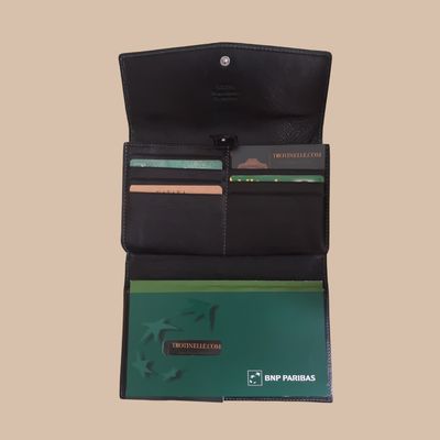COMPAGNON PORTEFEUILLE EN CUIR