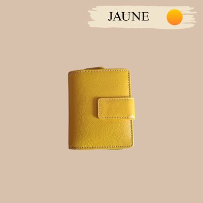 PORTE MONNAIE EN CUIR LISSE DE VACHETTE
