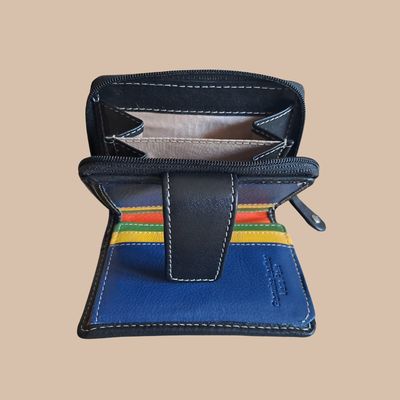 PORTE MONNAIE EN CUIR LISSE DE VACHETTE