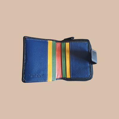 PORTE MONNAIE EN CUIR LISSE DE VACHETTE