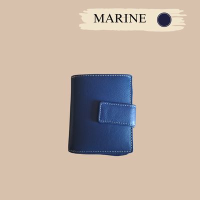 PORTE MONNAIE EN CUIR LISSE DE VACHETTE