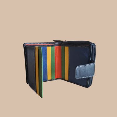 PORTE MONNAIE EN CUIR LISSE DE VACHETTE