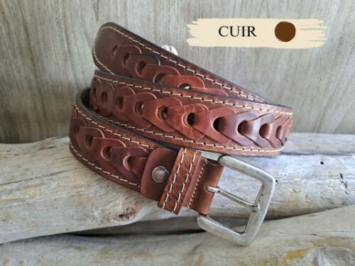 CEINTURE EN CUIR AU LOOK AUDACIEUX