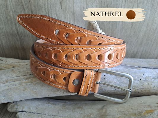 CEINTURE EN CUIR AU LOOK AUDACIEUX