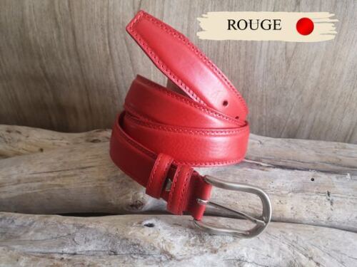 CEINTURE DE VACHE AU TANNAGE NATUREL