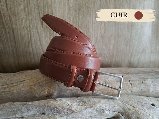 CEINTURE CUIR HOMME ARTISANALE