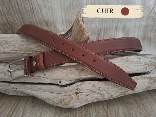 CEINTURE CUIR HOMME ARTISANALE