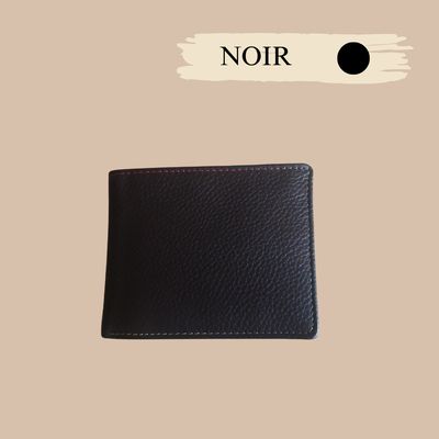Porte feuille format italien en cuir