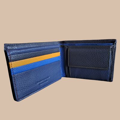 Porte feuille format italien en cuir