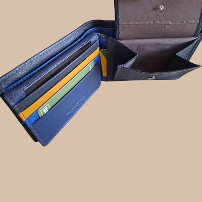 Porte feuille format italien en cuir