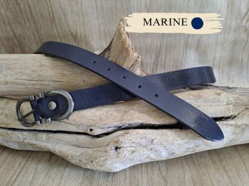 CEINTURE FEMME FINE EN CUIR DE TAUREAU