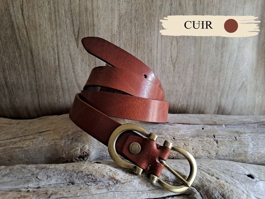 CEINTURE BOUCLE DORÉ