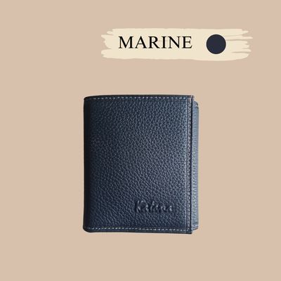 porte monnaie en cuir grainé