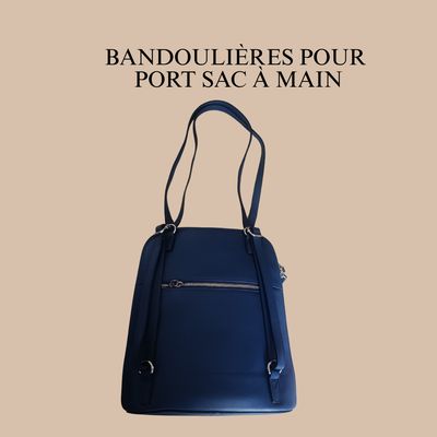 Sac à dos en cuir de vachette grainé