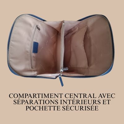 Sac à dos en cuir de vachette grainé