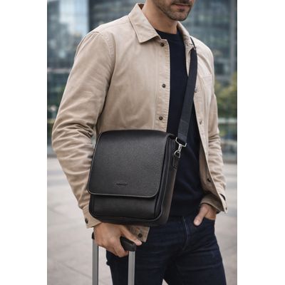 SACOCHE BANDOULIERE HOMME CUIR