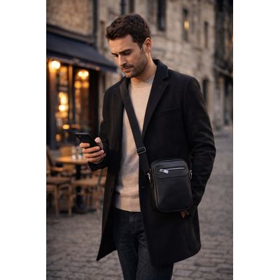 sacoche cuir homme véritable