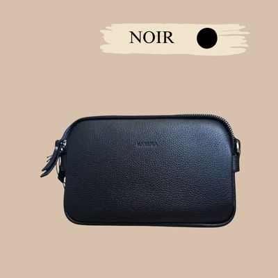 Sac bandoulière femme en cuir de vachette pleine fleur