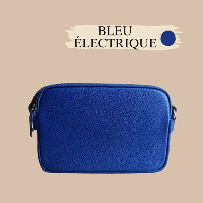 Sac bandoulière femme en cuir de vachette pleine fleur