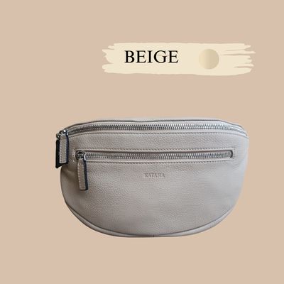 SAC BANANE EN CUIR DE VACHETTE PLEINE FLEUR