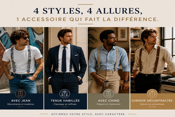 Comment bien porter des bretelles hommes aujourd'hui ?