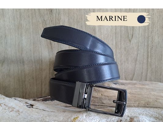Ceinture automatique homme en cuir de vachette