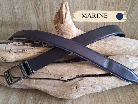 Ceinture automatique homme en cuir de vachette