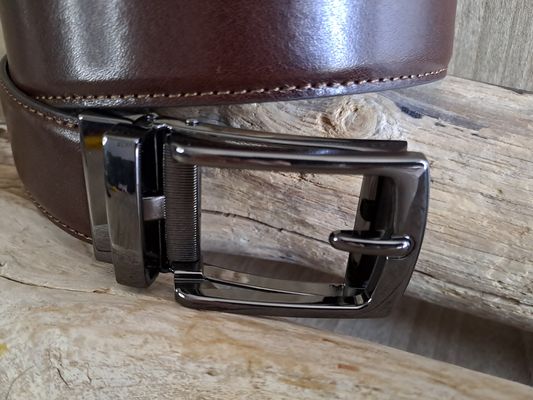 Ceinture automatique homme en cuir de vachette