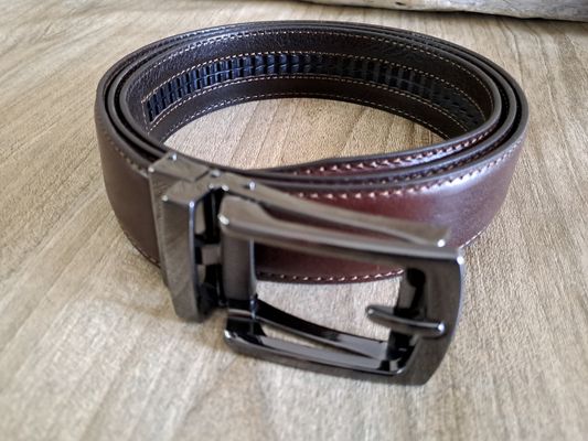 Ceinture automatique homme en cuir de vachette